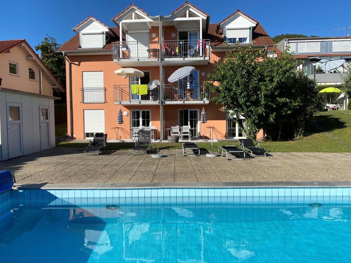 Die Seeblume - Ferienwohnung Mit Pool Und Seeblick บอดมัน-ลุดวิกส์ฮาเฟิน ภายนอก รูปภาพ